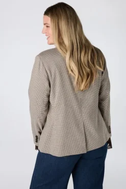 Blazer à carreaux