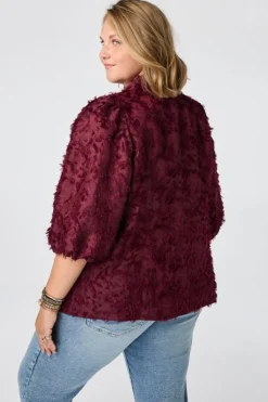 Blazer à manches bouffantes
