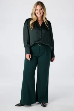 Blouse aspect satin