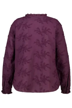 Blouse avec broderies