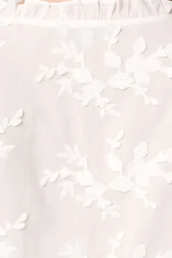 Blouse avec broderies