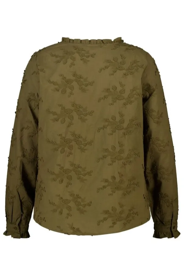 Blouse avec broderies