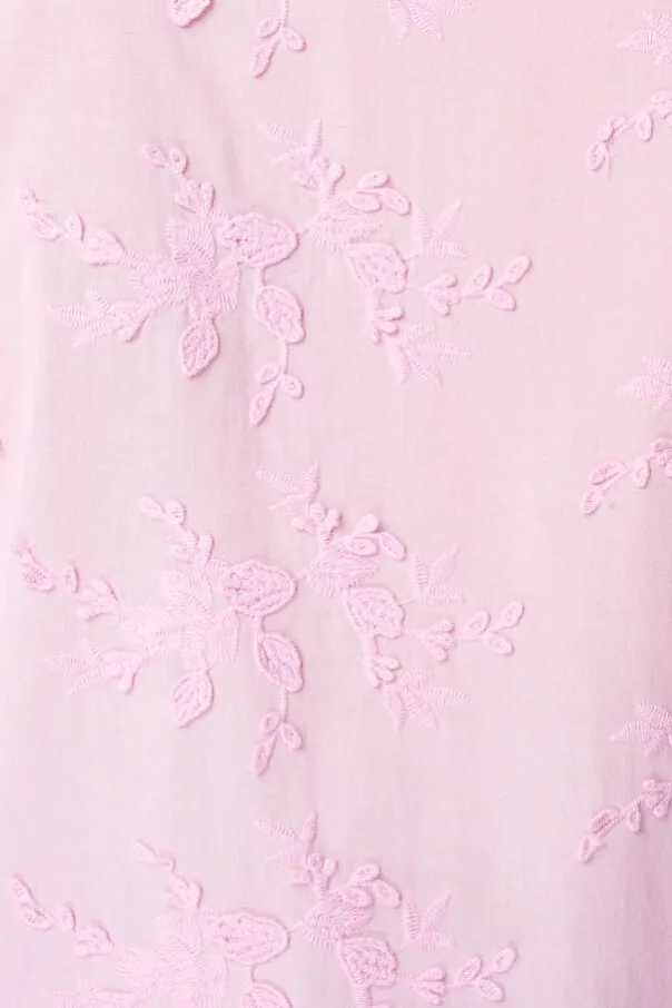 Blouse avec broderies