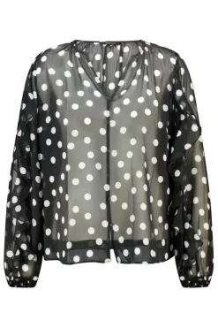 Blouse avec volants
