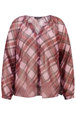 Blouse à carreaux