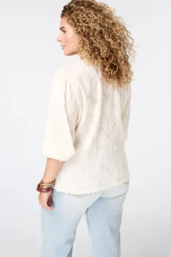 Blouse à col en V