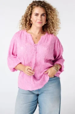 Blouse à col en V