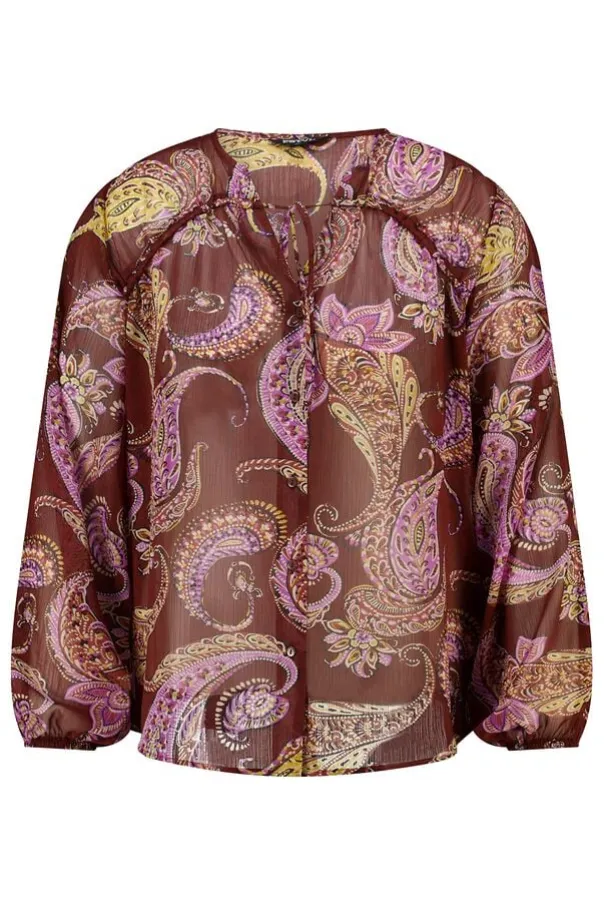 Blouse à imprimé cachemire