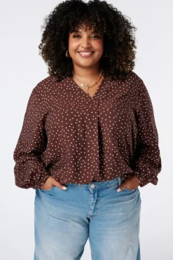 Blouse à pois