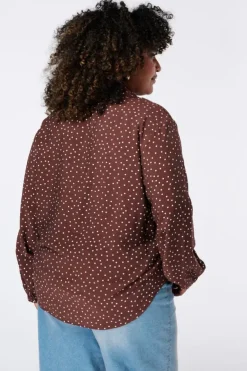 Blouse à pois