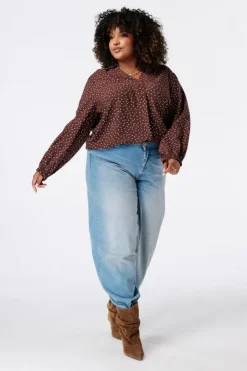 Blouse à pois
