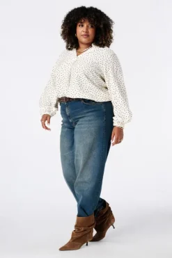 Blouse à pois