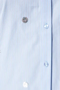 Blouse rayée avec perles