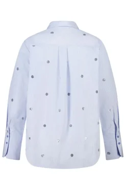 Blouse rayée avec perles