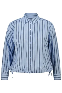 Blouse rayée coupe ballon