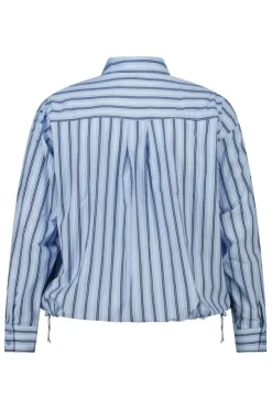 Blouse rayée coupe ballon