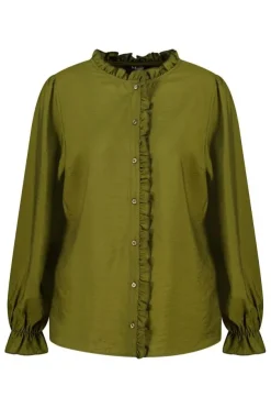 Blouse à volants