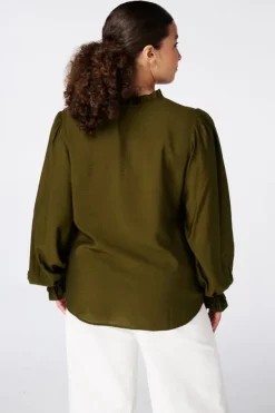 Blouse à volants