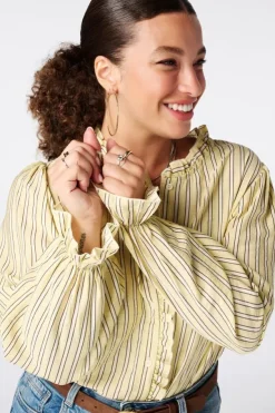 Blouse à volants