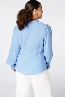 Blouse à volants