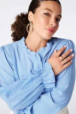 Blouse à volants