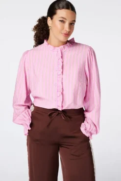 Blouse à volants