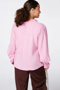 Blouse à volants