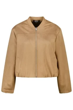 Blouson bomber en suédine