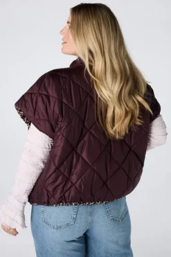 Bodywarmer matelassée réversible