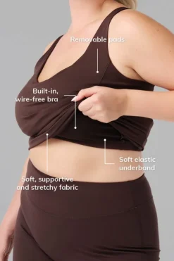 Débardeur de sport avec soutien gorge intégré