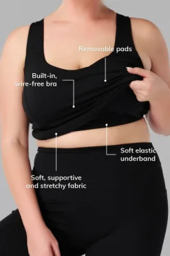 Débardeur de sport avec soutien gorge intégré