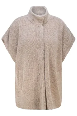 Gilet doux à boutons-pression