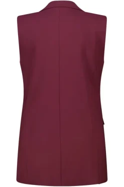 Gilet long à fermeture boutonnée