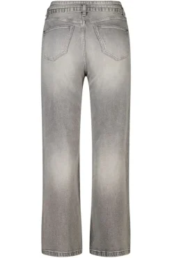 Jean à jambes évasées avec ceinture