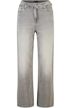 Jean à jambes évasées avec ceinture