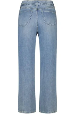 Jean à jambes évasées avec ceinture