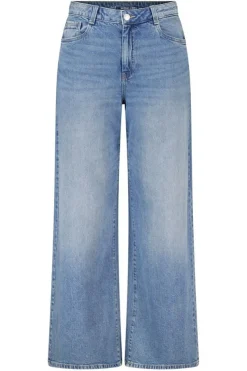 Jeans larges à taille haute