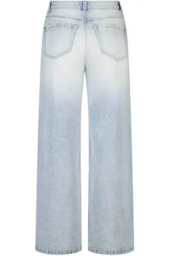 Jeans larges à taille haute