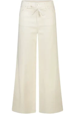 Jean wide leg avec cordon à nouer