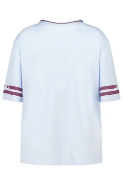 Jersey oversize avec imprimé sportif
