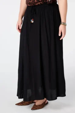Jupe maxi avec taille élastique
