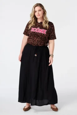Jupe maxi avec taille élastique