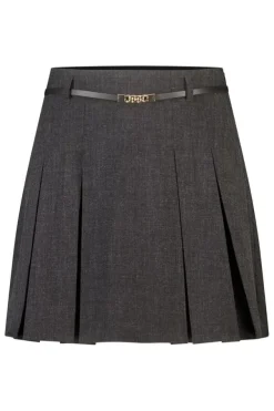 Jupe plissée avec ceinture