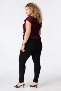 Legging avec boutons décoratifs