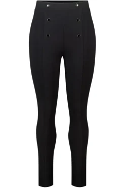 Legging avec boutons décoratifs