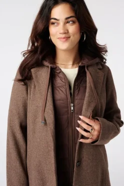 Manteau à capuche