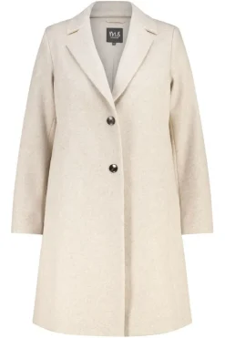Manteau court à boutons