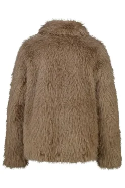 Manteau en fausse fourrure