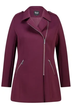 Manteau à fermeture éclair