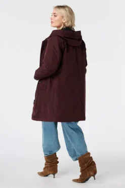 Manteau long déperlant